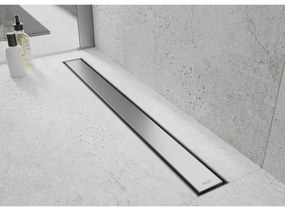 Mexen Flat nerezový sprchový žľab, 360°otočný sifon, 70 cm vzor M13, 2v1, 1010050-40