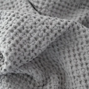 Svetlosivý uterák 50x70 cm Honeycomb - Linen Tales