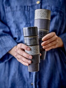 Bloomingville Hrnček Espresso Ewan Brown 75 ml – sada 4 ks