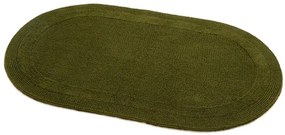 Kúpelňový koberček Keno Elips olivový B04