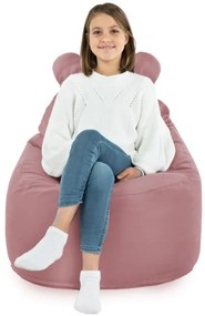 Kreslo pre deti Teddy pudrové