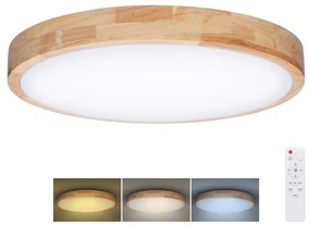 Solight Solight WO8010- LED Stm. svietidlo SOLID OAK LED/60W/230V 3000-6500K pr. 51 cm+DO SL1533