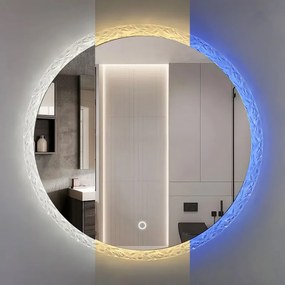 Rea Zrkadlo ⌀60 cm s regulovateľným LED osvetlením HOM-01502