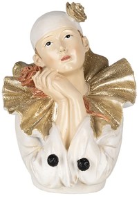 Vianočné dekoratívne soška klauna - 11 * 11 * 15 cm