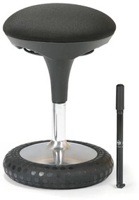 Zdravotná balančná stolička HOVER, čierna