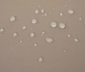 Záhradné lehátko HWC-A51 - polyratan, krémové vankúše basic 5cm - antracit