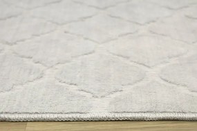 Protišmykový kúpelňový koberček Luxury sivý
