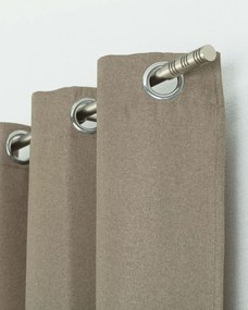 Záves BASIC s kolieskami 140x280 cm cappuccino 1 ks.