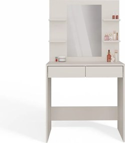 Toaletní stolek Marina 81 cm se zrcadlem kašmírový