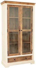 furniture-nabytek.cz - Vitrína masív z dreva manga 100x190x45