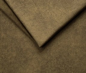 Rozkladacia pohovka na trvalé spanie Sweet, olivovo zelená látka