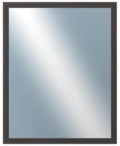 DANTIK - Zrkadlo v rámu, rozmer s rámom 80x100 cm z lišty RETRO tmavo šedá (2529)
