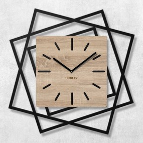 DUBLEZ | 3D drevené hodiny na stenu - Frames