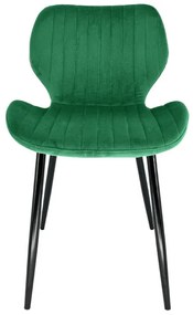 Set dvoch jedálenských stoličiek SJ.17 fľaškovo zelené