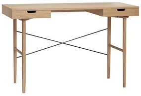 Pracovný stôl mentoc 120 x 55 cm prírodný MUZZA
