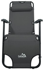 Cattara 13513 Skladacie ležadlo Comfort, antracit, 155 x 61 cm