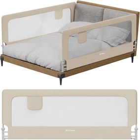 Bezpečnostná zábrana na posteľ Cover 30 béžová 200 cm