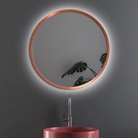 Zrkadlo Nordic Copper LED Rozmer zrkadla: ø 115 cm