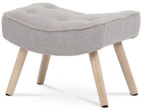 Podnožka Bouclé GREY2, sivá