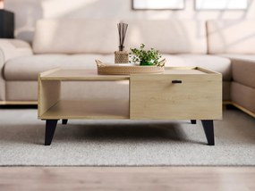 Moderný konferenčný stolík Cleurion 1SZ, Farby: dub cremona