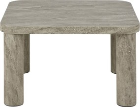 Konferenčný stolík Solano 60 cm mramor sivý