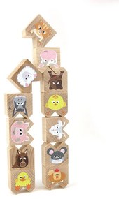 Milaniwood - Drevená balančná hra - domáce zvieratká