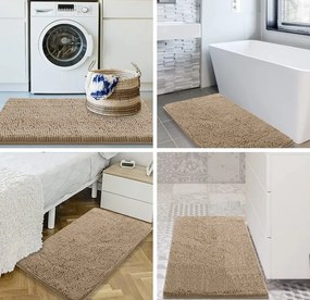 BISK Erga Basic, kúpeľňová predložka 80x50 cm, model 6 Chenille Rolled, tmavá modrá, ERG-08689
