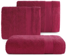 BAVLNENÝ UTERÁK LORITA 70X140 CM AMARANT