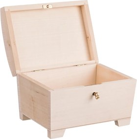 Drevobox Drevená truhlica VI na kľúč