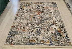 HU Viacfarebný vintage koberec Artiste 27150-Multi-Grey Rozmer: 80x150 cm