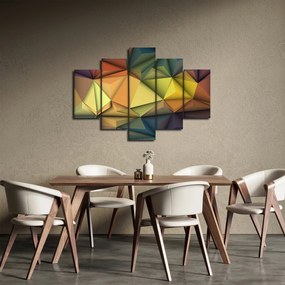 Obraz - Polygonálna 3D abstrakcia (150x105 cm)