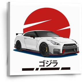 Sablio Obraz Nissan GTR 35 Japonské slunce - 50x50 cm