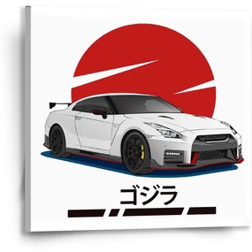 Sablio Obraz Nissan GTR 35 Japonské slnko - 50x50 cm