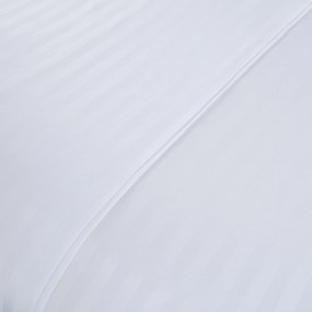 Hotelové obliečky z mikrovlákna JASMINE biele - prúžok 2 cm Rozmer obliečky: 70 x 80 cm | 140 x 200 cm