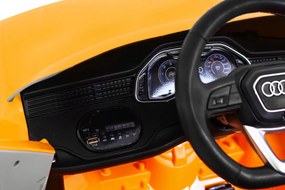 Ramiz Elektrické autíčko Audi Q8 Lift detské SUV žlté + diaľkové ovládanie