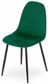 Jedálenská stolička COMO tmavo zelená