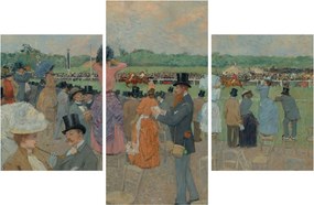 Obraz - Jean-Louis Forain, The Races at Longchamp, reprodukcia (90x60 cm)