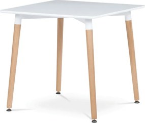 Jedálenský stôl DT-303 biely / naturálny