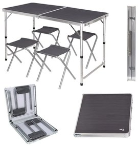 Sada skladacieho kempingového stola a stoličiek NILS Camp NC1633