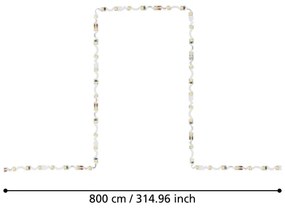 Eglo 99719 - LED Pásik 8m LED/43,2W/24/230V 4000K