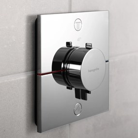 Hansgrohe ShowerSelect Comfort E, termostat pod omietku pre 2 spotrebiče, chrómová, HAN-15572000
