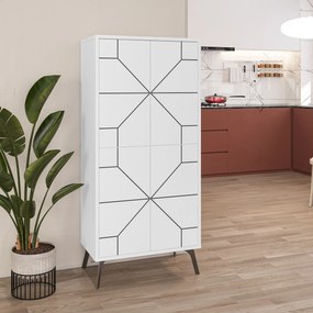 Skrinka Duben (Biela). Akcia -18%. Vlastná spoľahlivá doprava až k Vám domov. 1073469