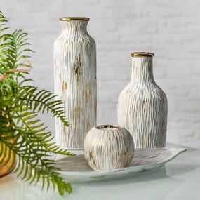 DEKORATÍVNA VÁZA ANISA (01) (FI) 10X30 CM VIACFAREBNÁ