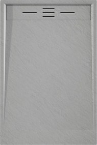 Mexen Amon, SMC obdĺžniková sprchová vanička 120 x 90 cm, šedá, 4F619012