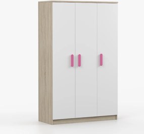 Šatníková skriňa SCOUT 2 - dub sonoma/biela (viac variant)