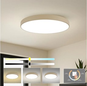 Brilagi-LED Stropné svietidlo POOL LED/128W/230V 3000/4500/6000K priemer 100 cm béžové