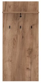 Nástenný predsieňový vešiak Bilbao 63,4 cm dub Remeselný Tabak