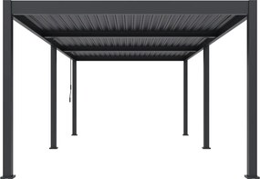 Bioklimatická pergola INTRO DUO 7,2x3,6m, hliník, voľne stojaca