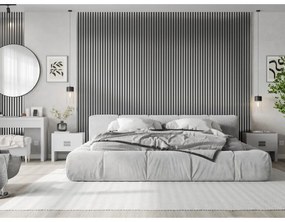 Mexen Lam-F, akustické stenové lamely 275 × 31,5 cm, filc 6 mm, strieborná, S105-275317-2812-056