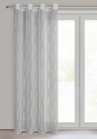 ZÁVES NA KRÚŽKOCH ALENI 140X250 CM STRIEBORNÁ